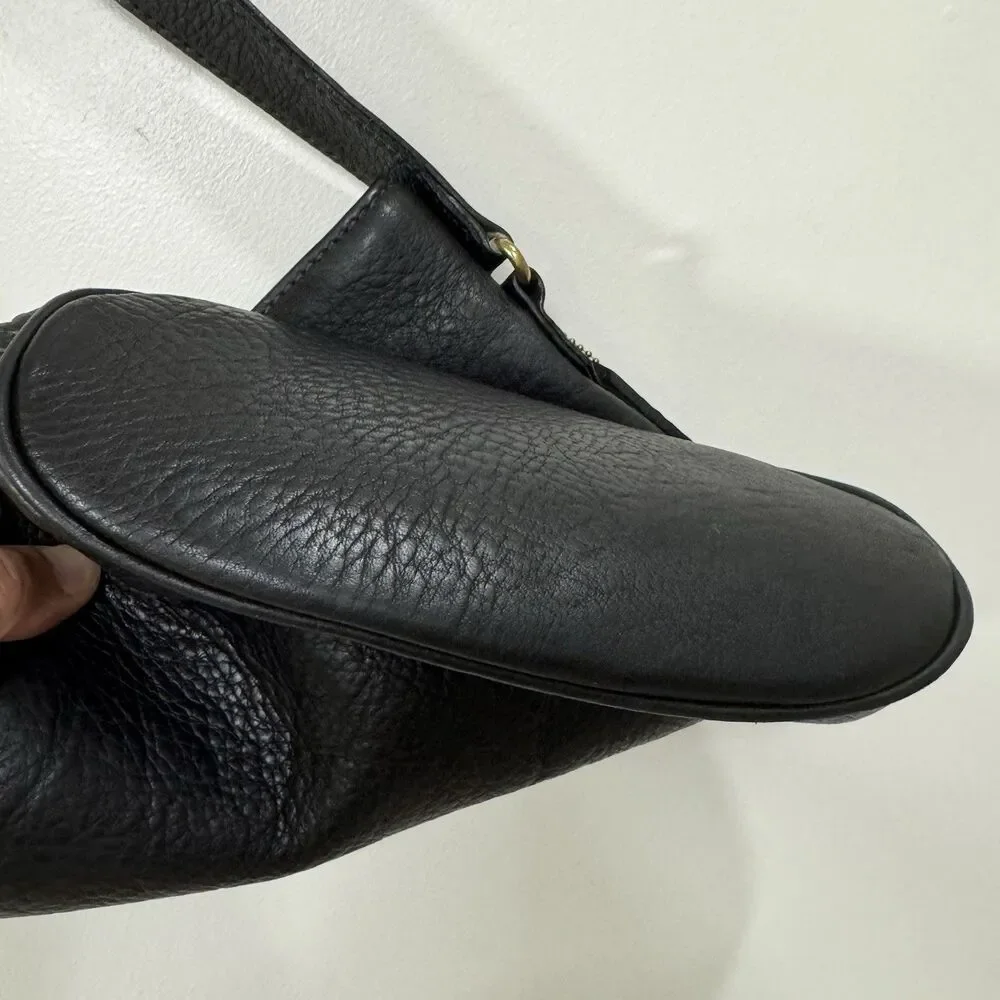 Coach Sonoma Bucket Bag 4907 Black Pebbled Leather Excellent Condition Vtg
